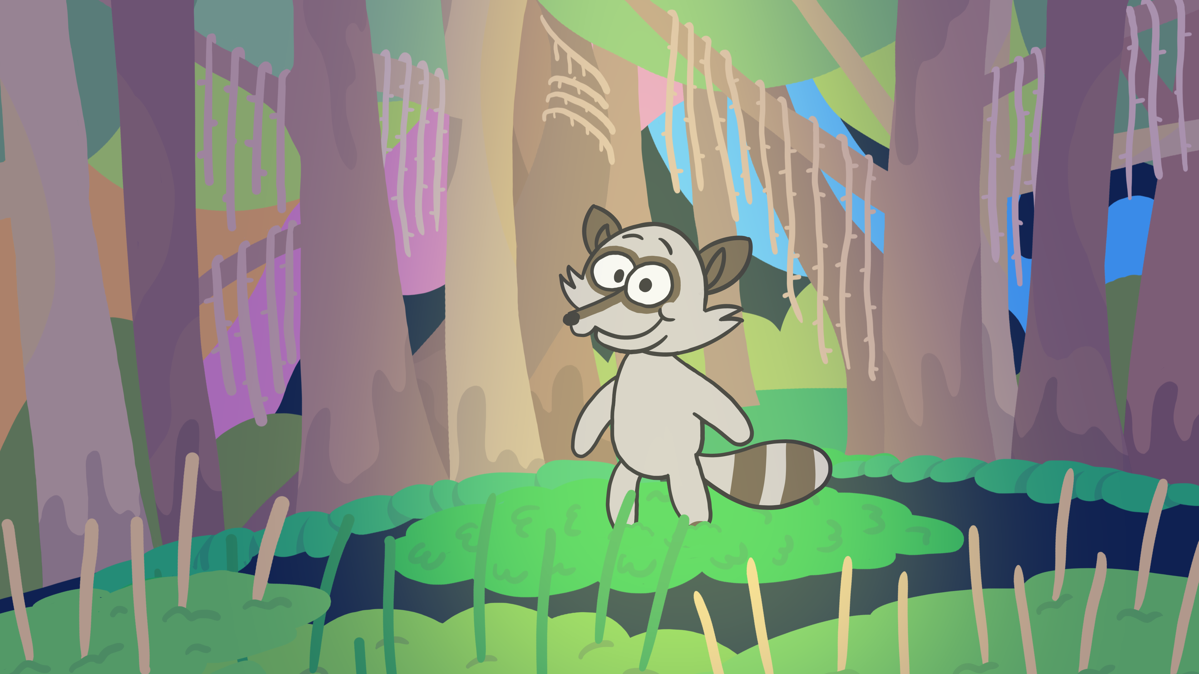 Caddo Lake Raccoon
